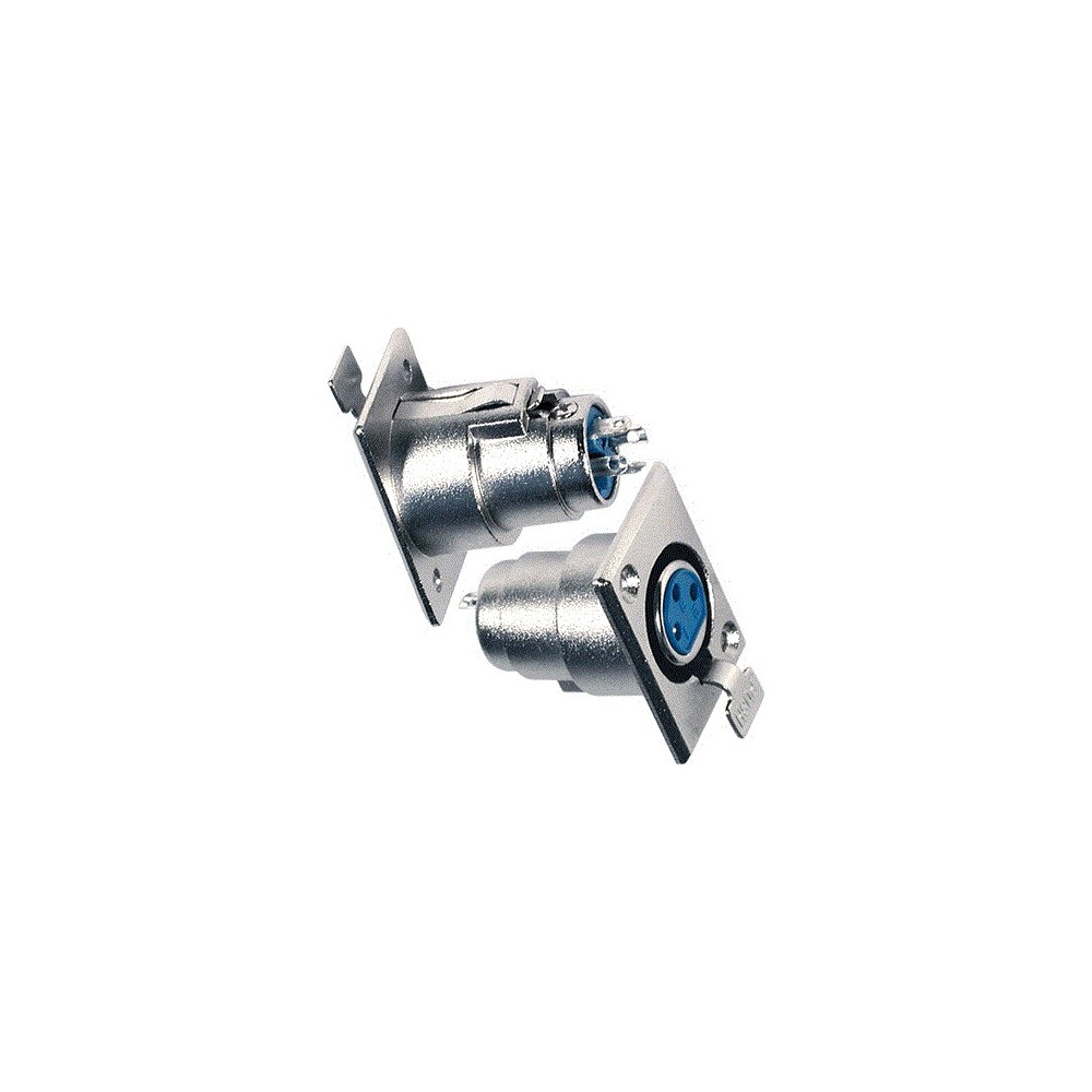 FICHA XLR FEMEA 3P PAINEL