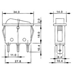 INTERRUPTOR UNIPOLAR 1C/2P 16A L