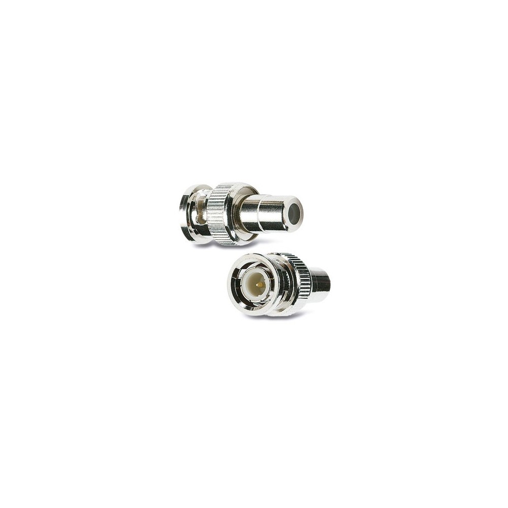 FICHA / ADAPTADOR BNC MACHO / RCA FEMEA FICHA / ADAPTADOR BNC MACHO / RCA FEMEA