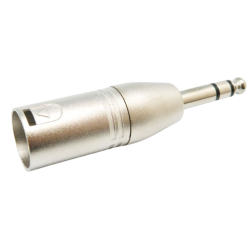 ADAPTADOR XLR 3P MACHO / JACK 6.5 MACHO STEREO
