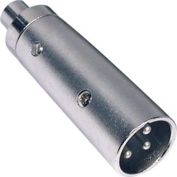 ADAPTADOR XLR MACHO 3P / RCA FEMEA
