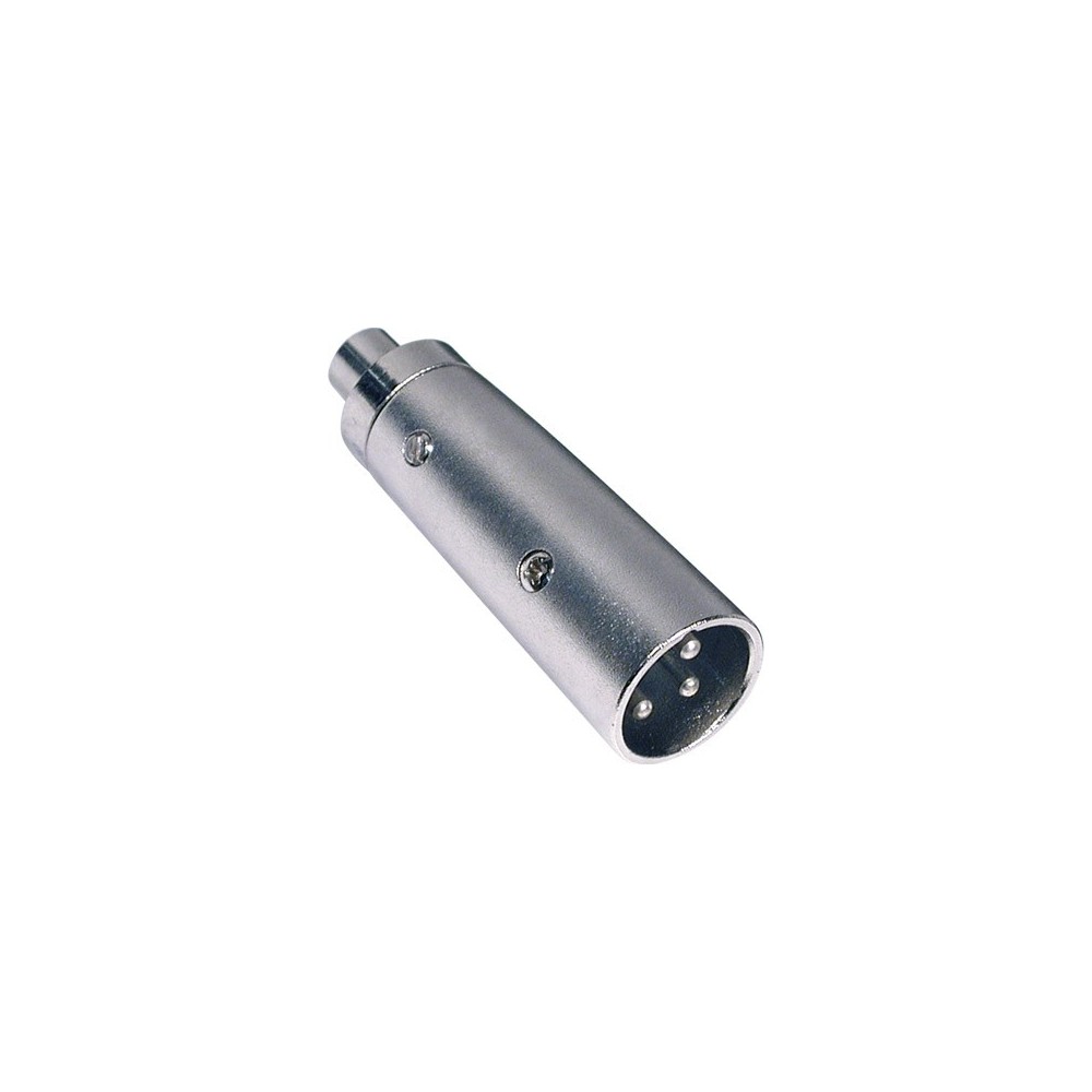 ADAPTADOR XLR MACHO 3P / RCA FEMEA ADAPTADOR XLR MACHO 3P / RCA FEMEA