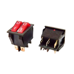 INTERRUPTOR LUMINOSO 2 TECLAS ON-OFF 15A 250V