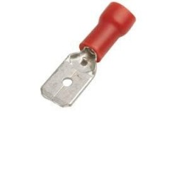 TERMINAL FASTON MACHO  ISOLADO 1,5 - 6,3mm