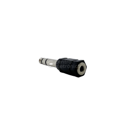 FICHA ADAPTADORA JACK 6.5 ST MACHO / 3.5 ST FEMEA