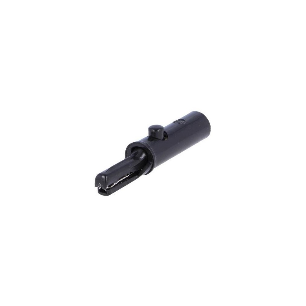 ADAPTADOR FICHA BANANA FEMEA - GARRA CROCODILO ISOLADO PRETO ADAPTADOR FICHA BANANA FEMEA - GARRA CROCODILO ISOLADO PRETO