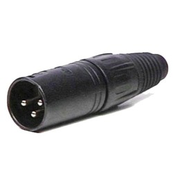 FICHA XLR MACHO 3P TIPO NEUTRIK