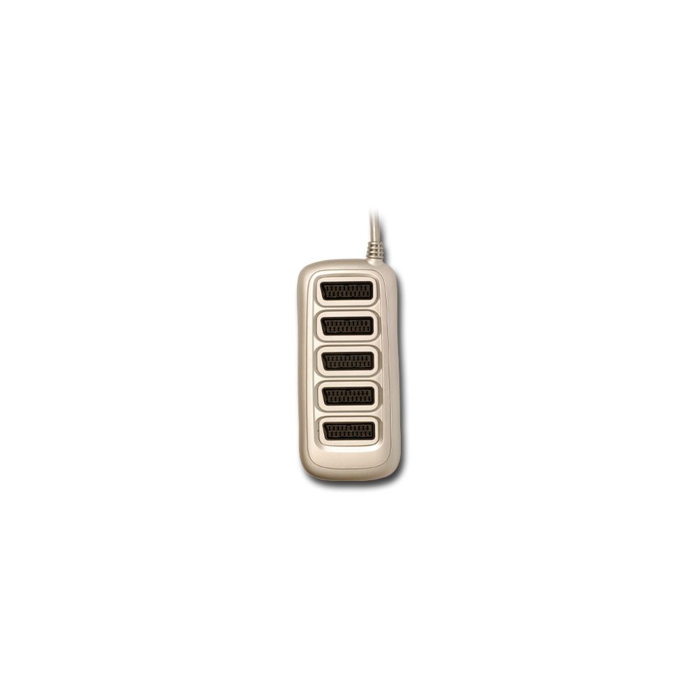 ADAPT. SCART MACHO P/ 5 SCART FEMEA ADAPT. SCART MACHO P/ 5 SCART FEMEA