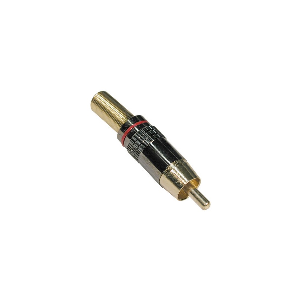 FICHA RCA MACHO DOURADO DE EXTENSAO PARA VIDEO FICHA RCA MACHO DOURADO DE EXTENSAO PARA VIDEO