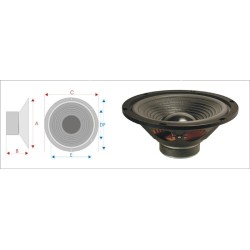 ALTIF.WOOFER  100W 268mm