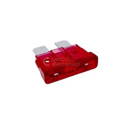 FUSIVEL AUTO TIPO GARFO 10A VERMELHO