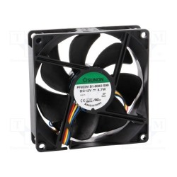 Ventilador 12VDC 3 Fios 60X60X20mm 38dbs