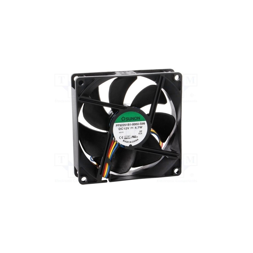 Ventilador 12VDC 3 Fios 60X60X20mm 38dbs Ventilador 12VDC 3 Fios 60X60X20mm 38dbs