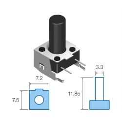 MICRO PULSADOR TACT 12VCC/50MA