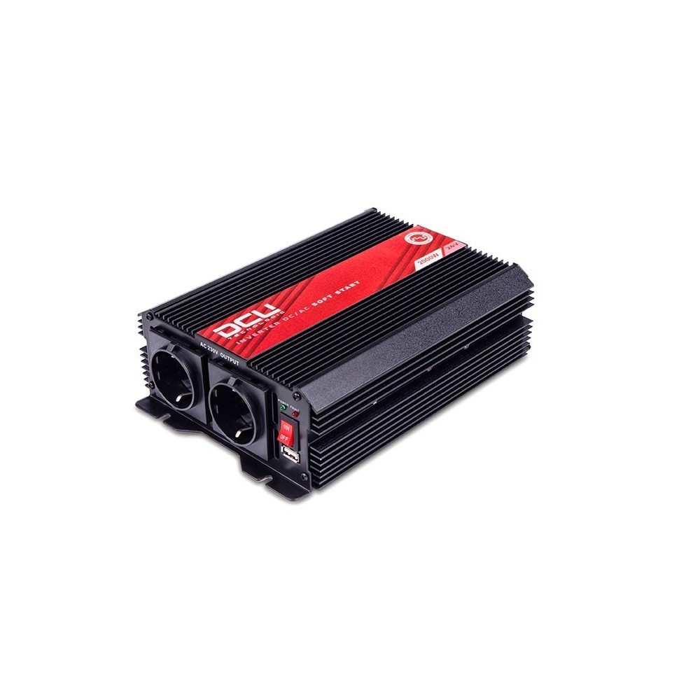 INVERSOR 24VDC P/230VAC 2000W MODIFICADA TUV