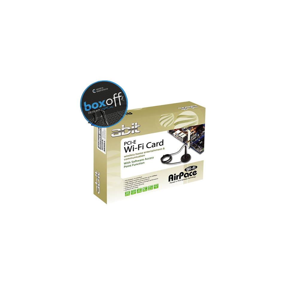 ABIT WLP-01 AIRPACE WI-FI NETWORKAPTER MINI PCI-E ABIT WLP-01 AIRPACE WI-FI NETWORKAPTER MINI PCI-E