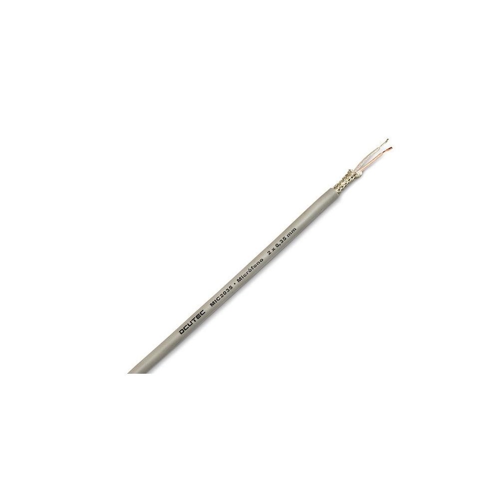 CABO BLINDADO MICROFONE 2X0.35mm GRIS CABO BLINDADO MICROFONE 2X0.35mm GRIS