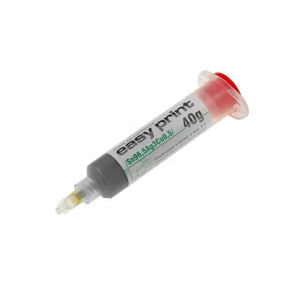 PASTA SOLDA SN96,5A 40gr 10ml SMD PASTA SOLDA SN96,5A 40gr 10ml SMD