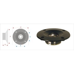TWEETER CUP. 50W 84mm 8 Ohms 90 DB 2-18KHZ