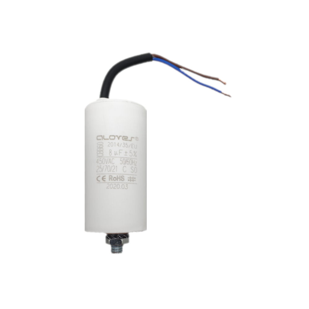 CONDENSADOR COM CABO 25MF/450V