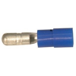 TERMINAL CILINDRICO ISOLADO MACHO Ø4mm 1,5÷2,5mm AZUL