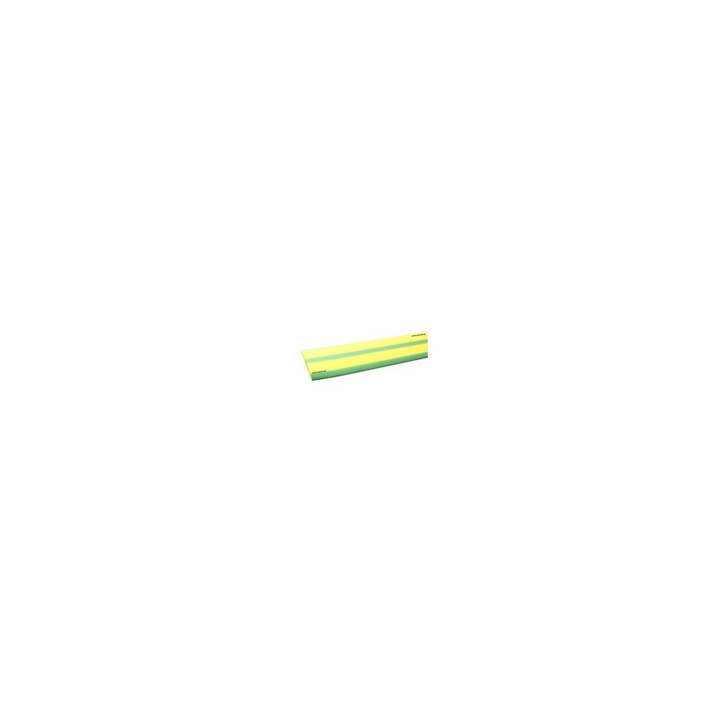 MANGA TERMORETRATIL 4.8mm VERDE E AMARELO