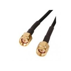CABO DE ANTENA SMA MACHO / SMA MACHO 1MT