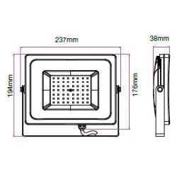 PROJECTOR SLIM 230VAC 50W