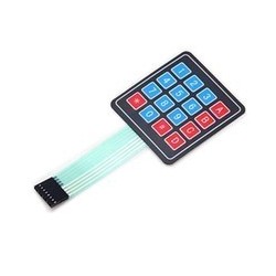 TECLADO DE MEMBRANA 4X4 MATRIX MICROPROC. CONTROL ARDUINO