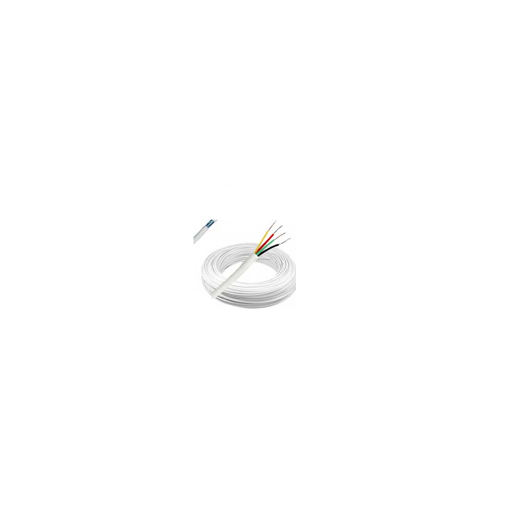 CABO 4 COND.+MALHA ALUMINIO BRANCO CABO 4 COND.+MALHA ALUMINIO BRANCO