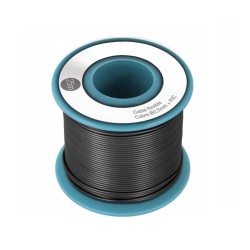 CABO MULTIFILAR 0.5mm PRETO (ROLO 25MTS)