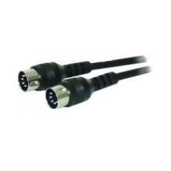 EXTENSAO AUDIO DIN 5P MACHO MACHO 1.2MT