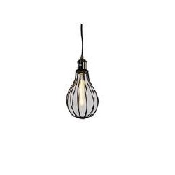 SUSPENSAO DE TECTO VINTAGE EM FERRO CASQ.E27