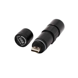 MINI LANTERNA LED COM ZOOM 120 LUMENS RECAREGAVEL