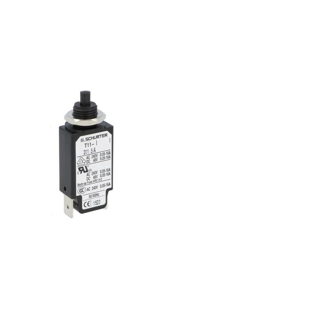 INT.MAGNETOTERMICO 240VAC/48VDC 5A DIAM.9,6mm