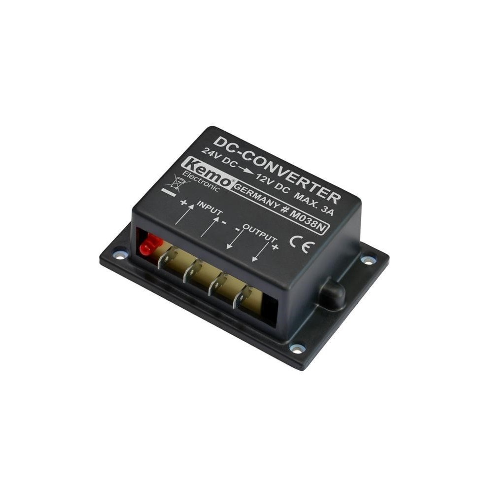CONVERSOR DC/DC 24VDC-12VDC 3A CONVERSOR DC/DC 24VDC-12VDC 3A