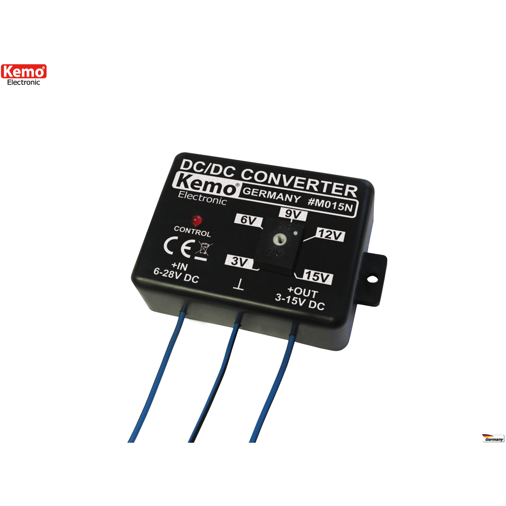 CONVERSOR DC/DC AJUSTAVEL 6-28VDC/3-15VDC  1.5A
