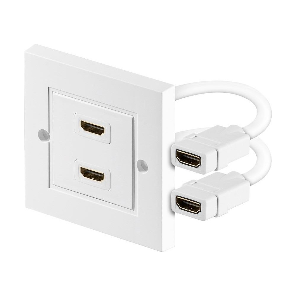 ADAPTADOR HDMI 2 PORTAS PAREDE ADAPTADOR HDMI 2 PORTAS PAREDE