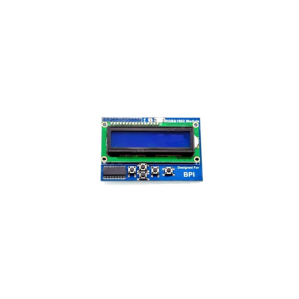MODULO DISPLAY RGB 1602 PARA BANANA / RASPBERRY