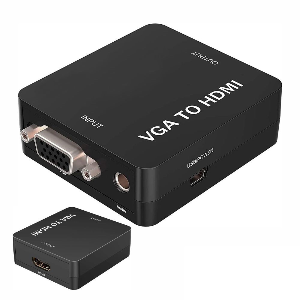 CONVERSOR VGA + JACK 3.5 PARA HDMI