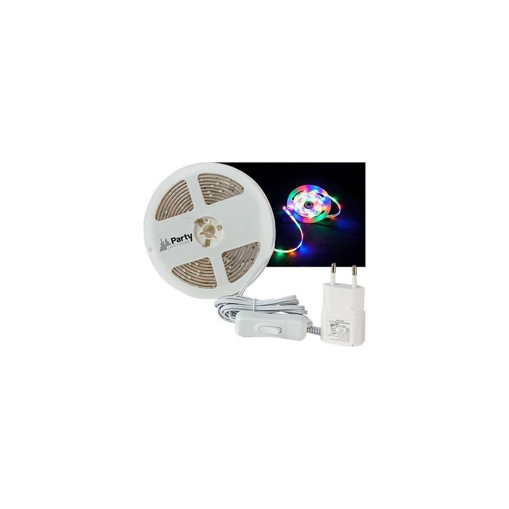 PACK FITA LED RGB 3MTS + ALIMENTADOR