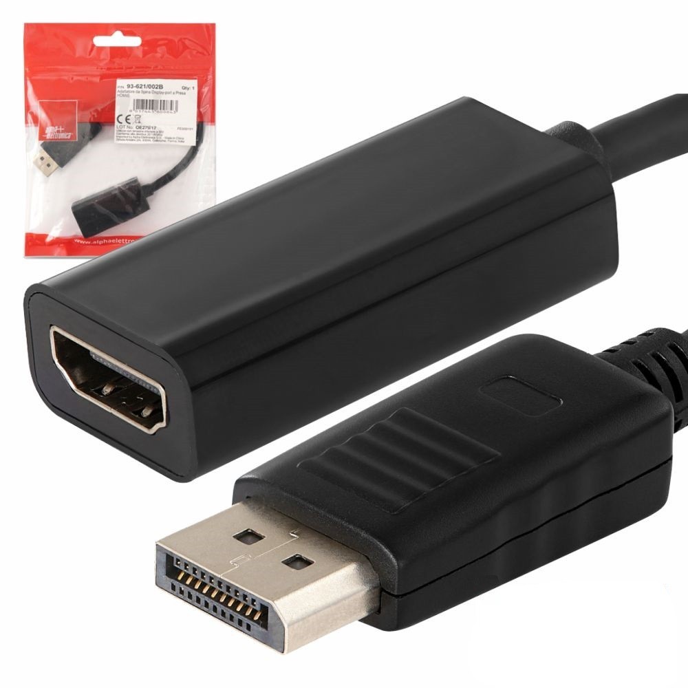 ADAPTADOR DISPLAYPORT MACHO / HDMI FEMEA 20cm