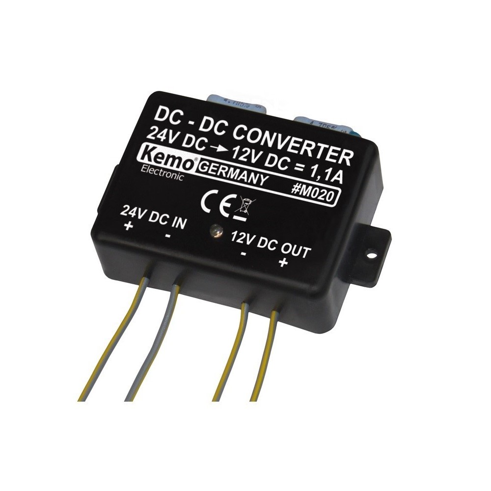 CONVERSOR DC/DC 24VDC-12VDC 1.1A CONVERSOR DC/DC 24VDC-12VDC 1.1A