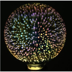 LAMPADA LED G95 E27 4W EFEITO 3D FOGO ARTIFIIAL