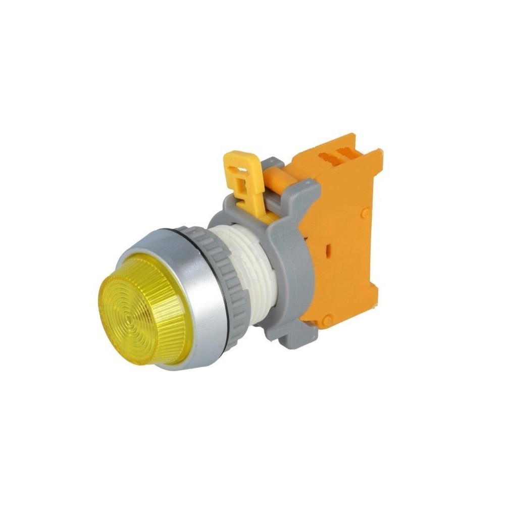 AVISADOR AMARELO P/LAMPADA BA9S 22mm IP65