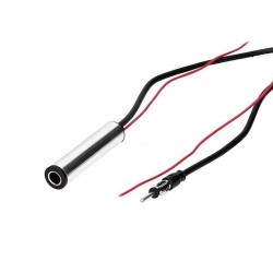 AMPLIFICADOR DE ANTENA AUTO AM/FM 12VDC