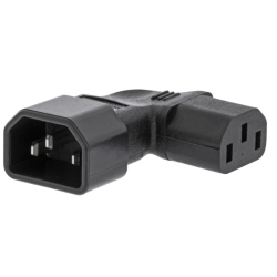 FICHA ADAPTADORA MACHO/FEMEA CURVA IEC ESQUERDA