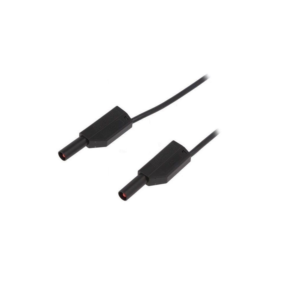 PONTAS COM CABO SILICONE PRETO 19A 1KV
