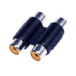 ADAPTADOR DUPLO RCA FEMEA / FEMEA