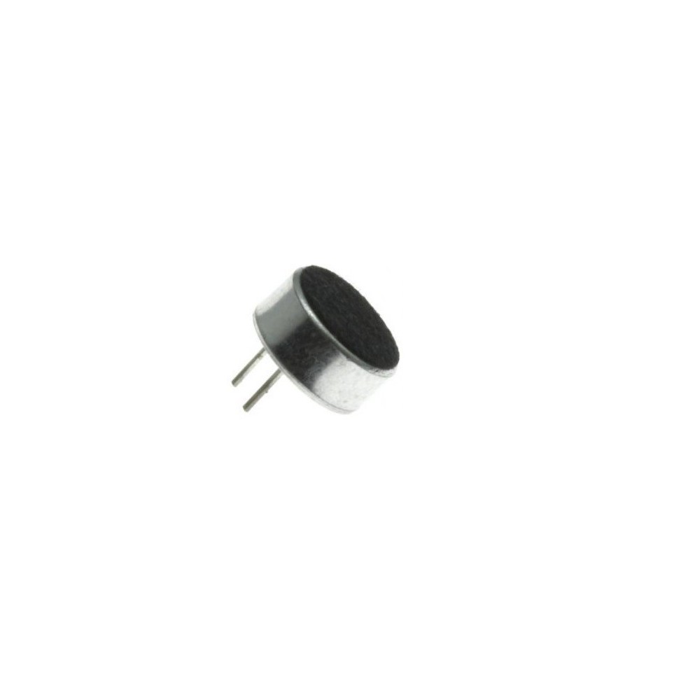 CAPSULA MICROFONE 2K2 600uA 1,5-10V 9,7X4,5mm
